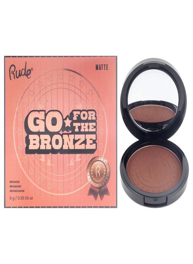Rude Go for the Bronze - Did Not Break The Ribbon by Rude Cosmetics for Women - 0.28 oz Bronzer - Image 1